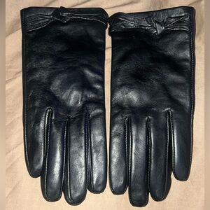 Boardmans Black Leather Gloves One Size – 100% Sheep Leather, Elegant & Classic